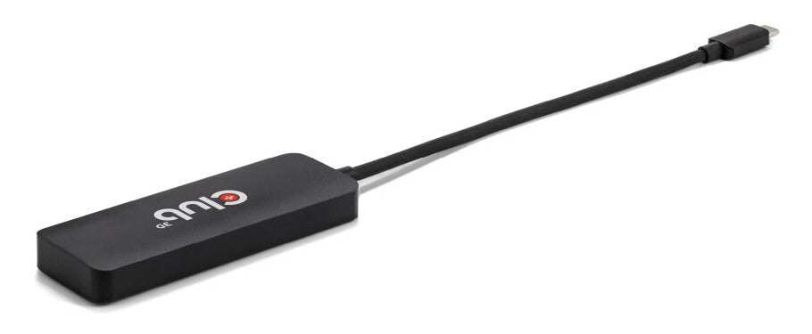CLUB3D CSV-1554 gränssnittshubbar USB Type-C Svart