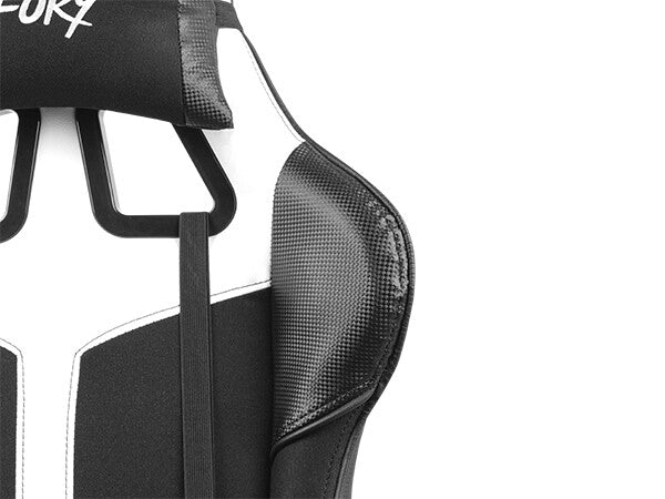 FURY AVENGER XL Universal spelstol Stoppad sits Svart, Vit