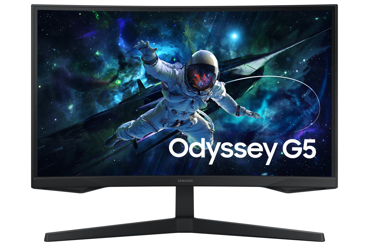 Samsung G55C platta pc-skärmar 68,6 cm (27") 2560 x 1440 pixlar Quad HD LED Svart