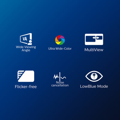 Philips 5000 series 34E1C5600HE/00 LED display 86,4 cm (34") 3440 x 1440 pixlar 4K Ultra HD Svart