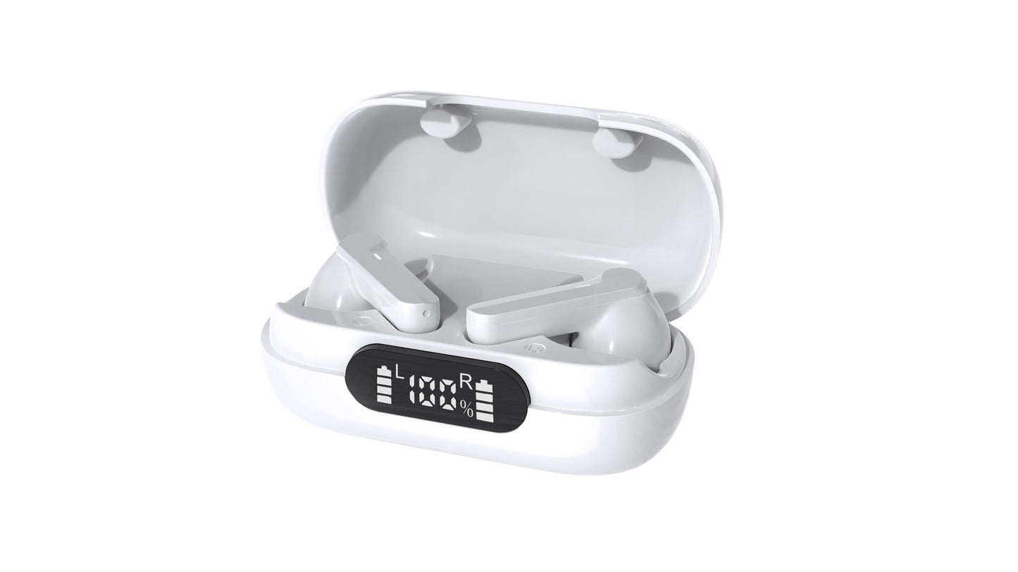 Denver TWE-40 hörlur och headset True Wireless Stereo (TWS) I öra Samtal/musik Bluetooth Vit