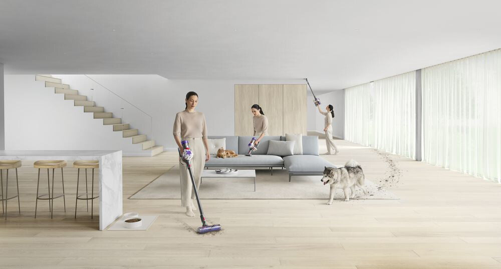 Dyson V8 Advanced 2-in-1 stick vacuum Batteri Torr Utan påse Nickel, Silver