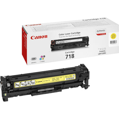 Canon CRG-718 Y Tonerkassett 1 styck Original Gul