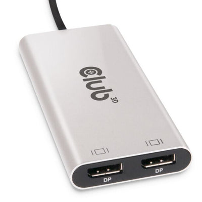 CLUB3D CSV-1586 gränssnittshubbar Thunderbolt 3 40000 Mbit/s Silver