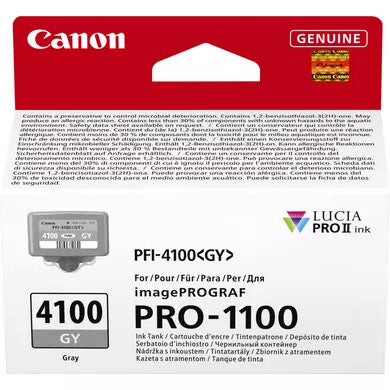 Canon LUCIA PRO II bläckpatroner 1 styck Original Standardavkastning Grå