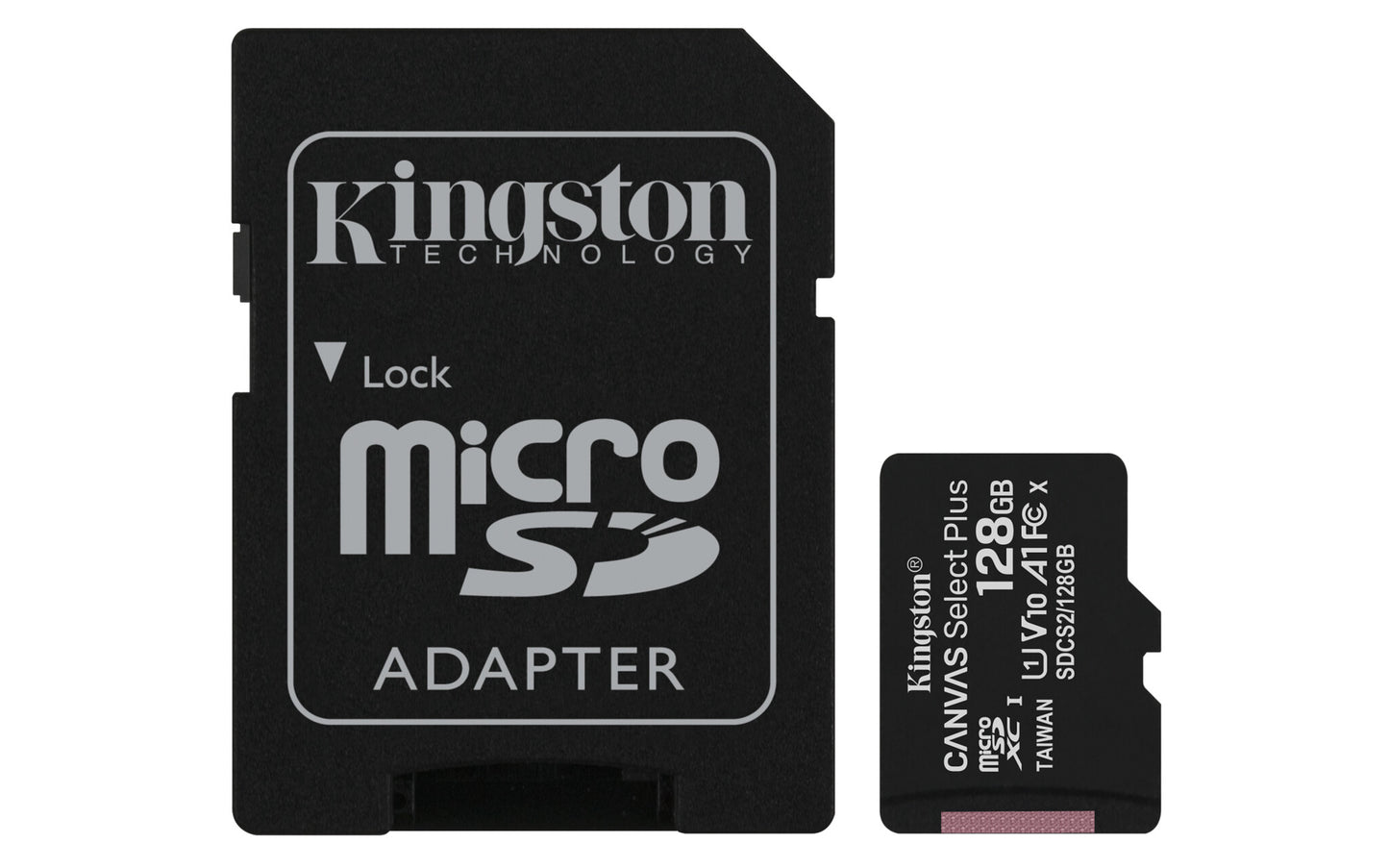 Kingston Technology Canvas Select Plus 128 GB MicroSDXC UHS-I Klass 10