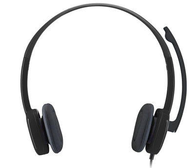 Logitech 981-000589 hörlur och headset Kabel Huvudband Kontor/callcenter Svart