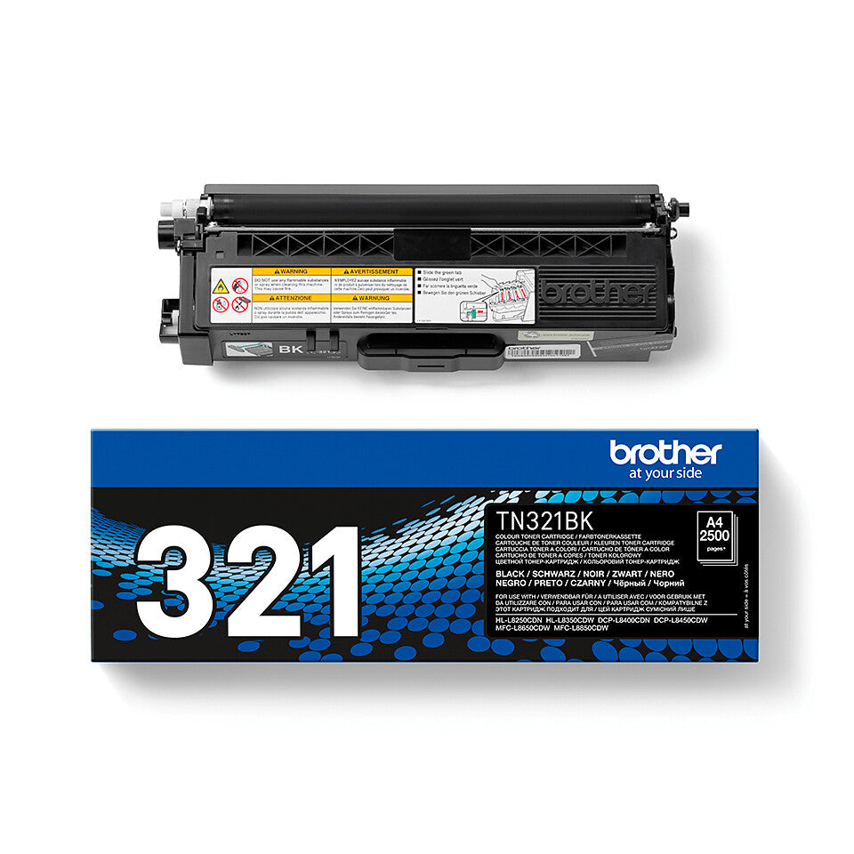 Brother TN-321BK Tonerkassett 1 styck Original Svart