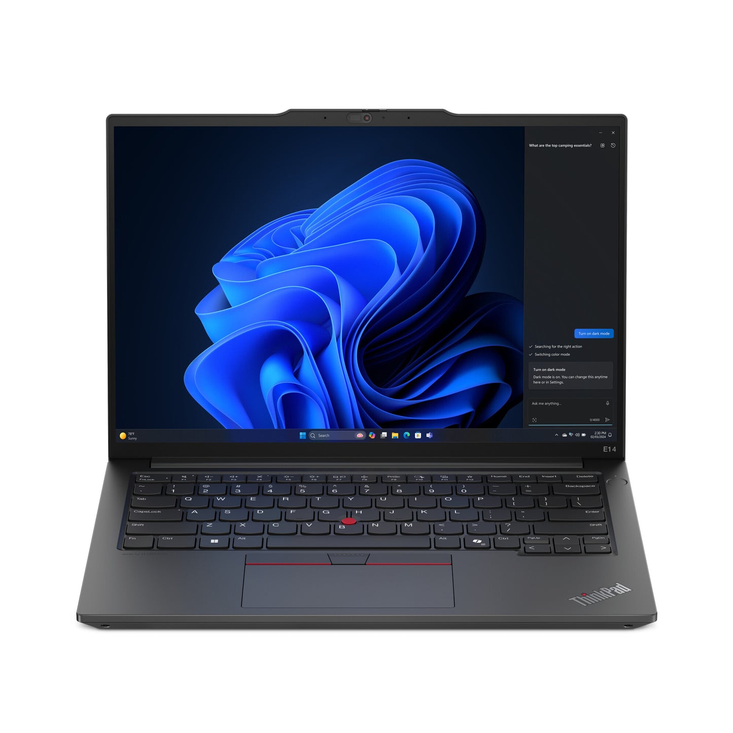 Lenovo ThinkPad E14 AMD Ryzen™ 5 7535HS Bärbar dator 35,6 cm (14") WUXGA 16 GB DDR5-SDRAM 512 GB SSD Wi-Fi 6E (802.11ax) Windows 11 Pro Svart