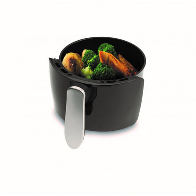 Fritel My SnackTastic 4202 Single Fristående 1000 W Varmluftsfritös Svart, Silver