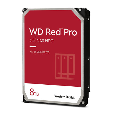 Western Digital Red Pro interna hårddiskar 8 TB 7200 RPM 256 MB 3.5" SATA