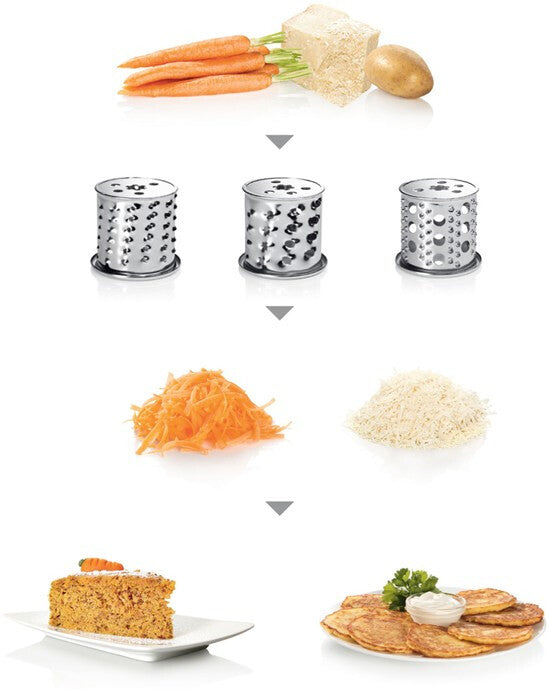 Bosch MFW68660 köttkvarn 800 W Svart, Krom