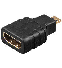 Goobay HDMI F-M Adapter HDMI 19p F HDMI 19p M Svart
