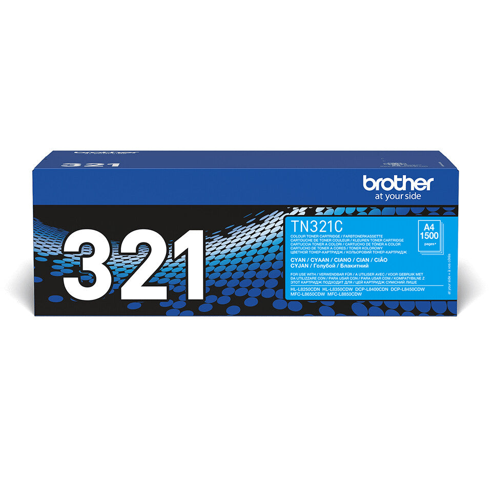 Brother TN-321C Tonerkassett 1 styck Original Cyan