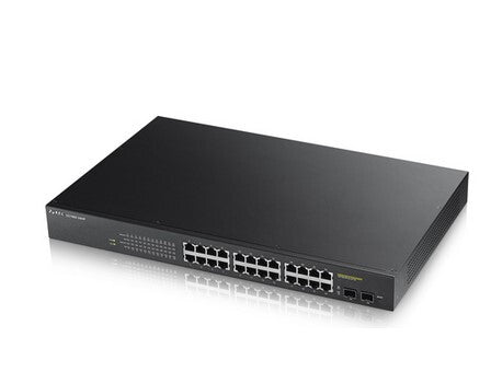 Zyxel GS1900-24HP hanterad Gigabit Ethernet (10/100/1000) 1U Svart