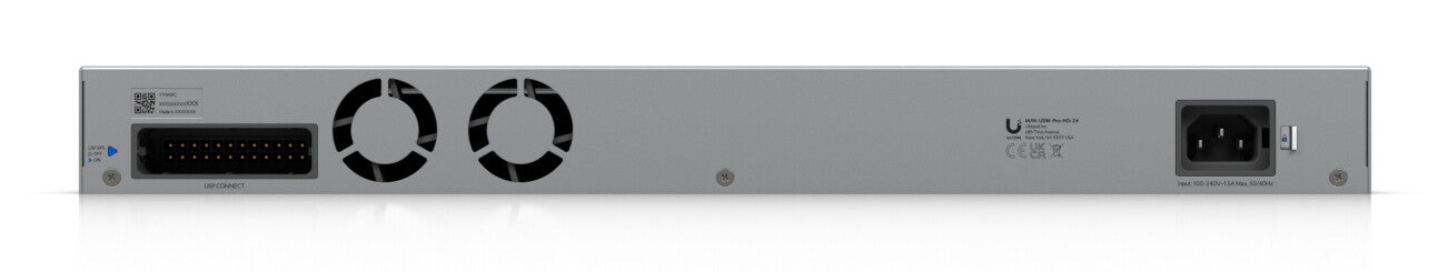 Ubiquiti UniFi Pro HD 24 hanterad L2/L3 2.5G Ethernet (100/1000/2500) 1U Grå