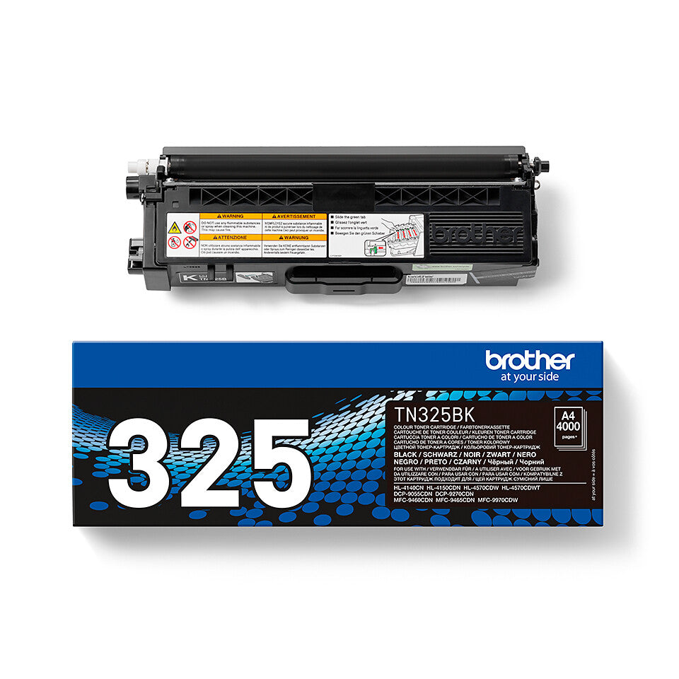 Brother TN-325BK Tonerkassett 1 styck Original Svart