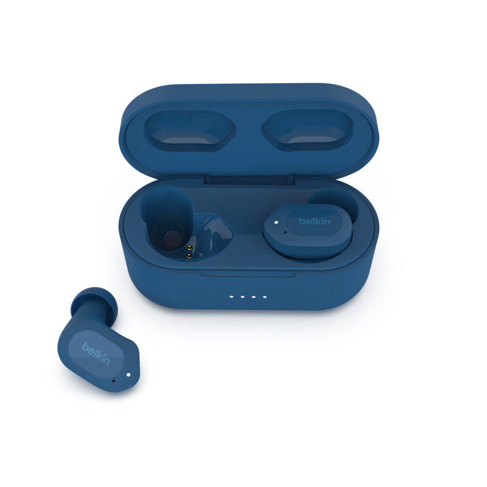 Belkin SOUNDFORM Play Headset True Wireless Stereo (TWS) I öra Bluetooth Blå