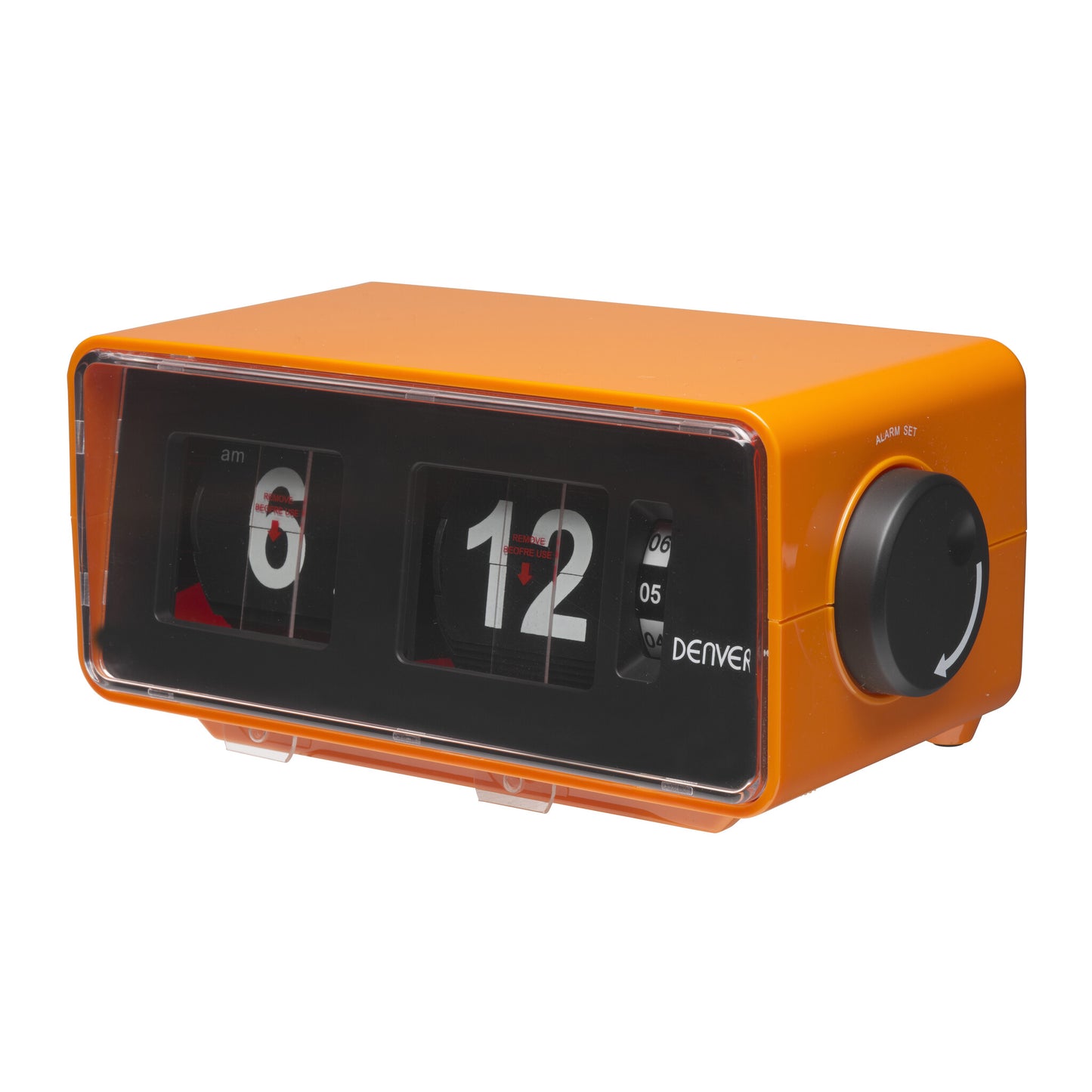 Denver CR-425 radioapparater Klockradio Analog och digital Orange