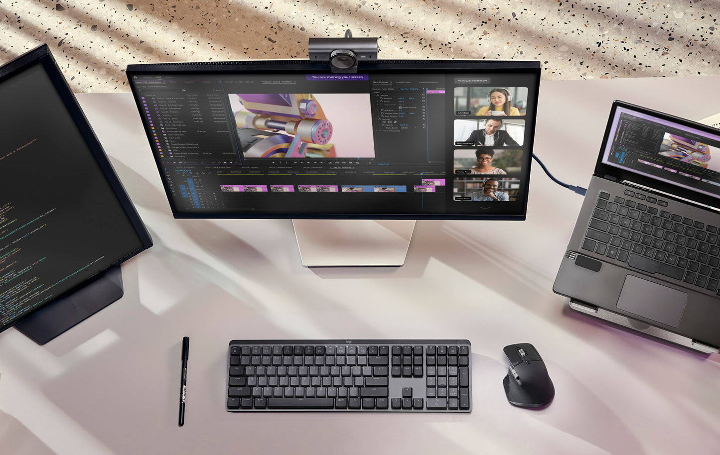 Logitech 960-001559 webbkameror 3840 x 2160 pixlar USB 3.2 Gen 1 (3.1 Gen 1) grafit