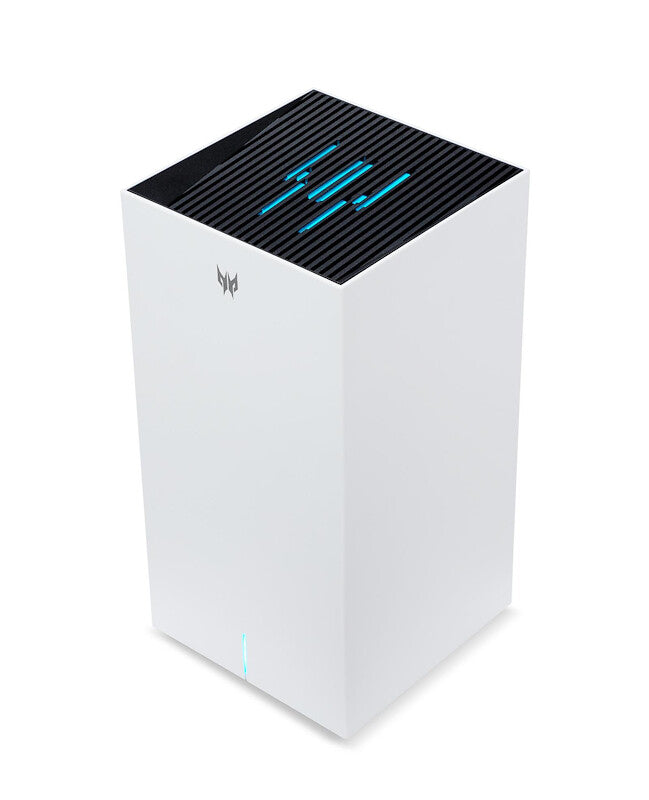 Acer Predator Connect T7 Wi-Fi 7 trådlös router Gigabit Ethernet Triband (2,4 GHz/5 GHz/6 GHz) Vit