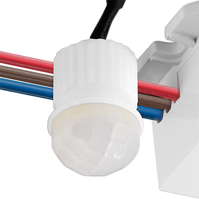Goobay 96006 rörelsedetektorer Passiv infraröd (PIR) sensor Kabel Tak Vit