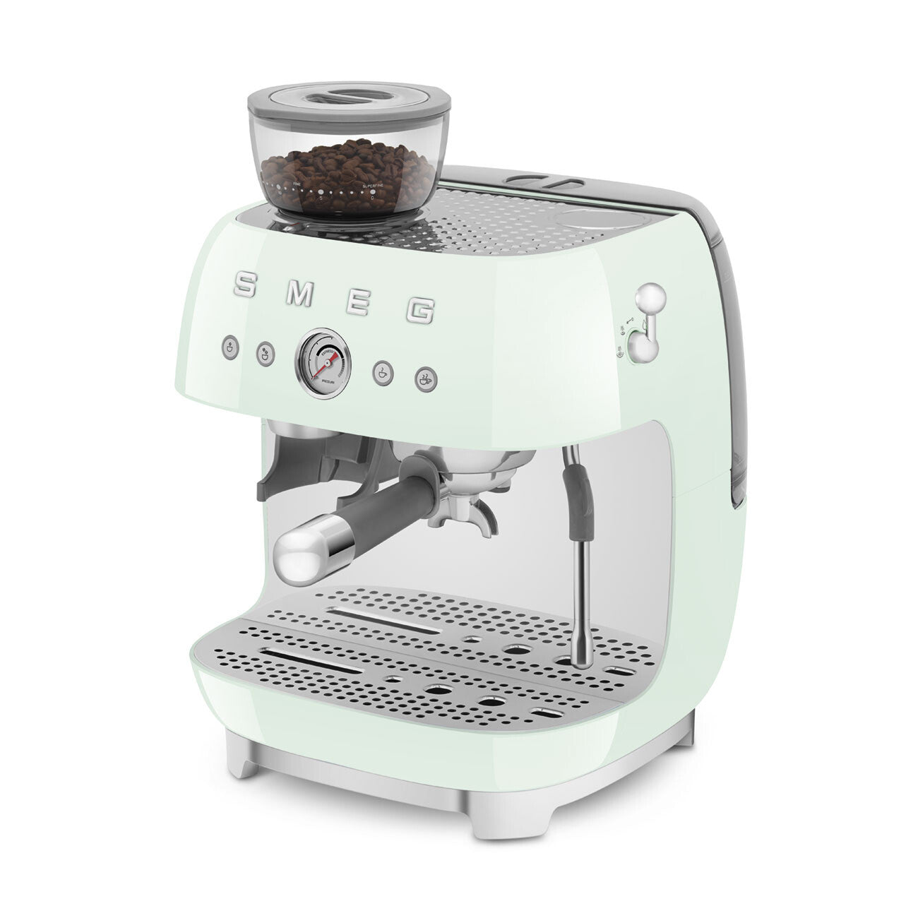 Smeg 50's Style Espressomaskin EGF03PGEU Pastellgrön