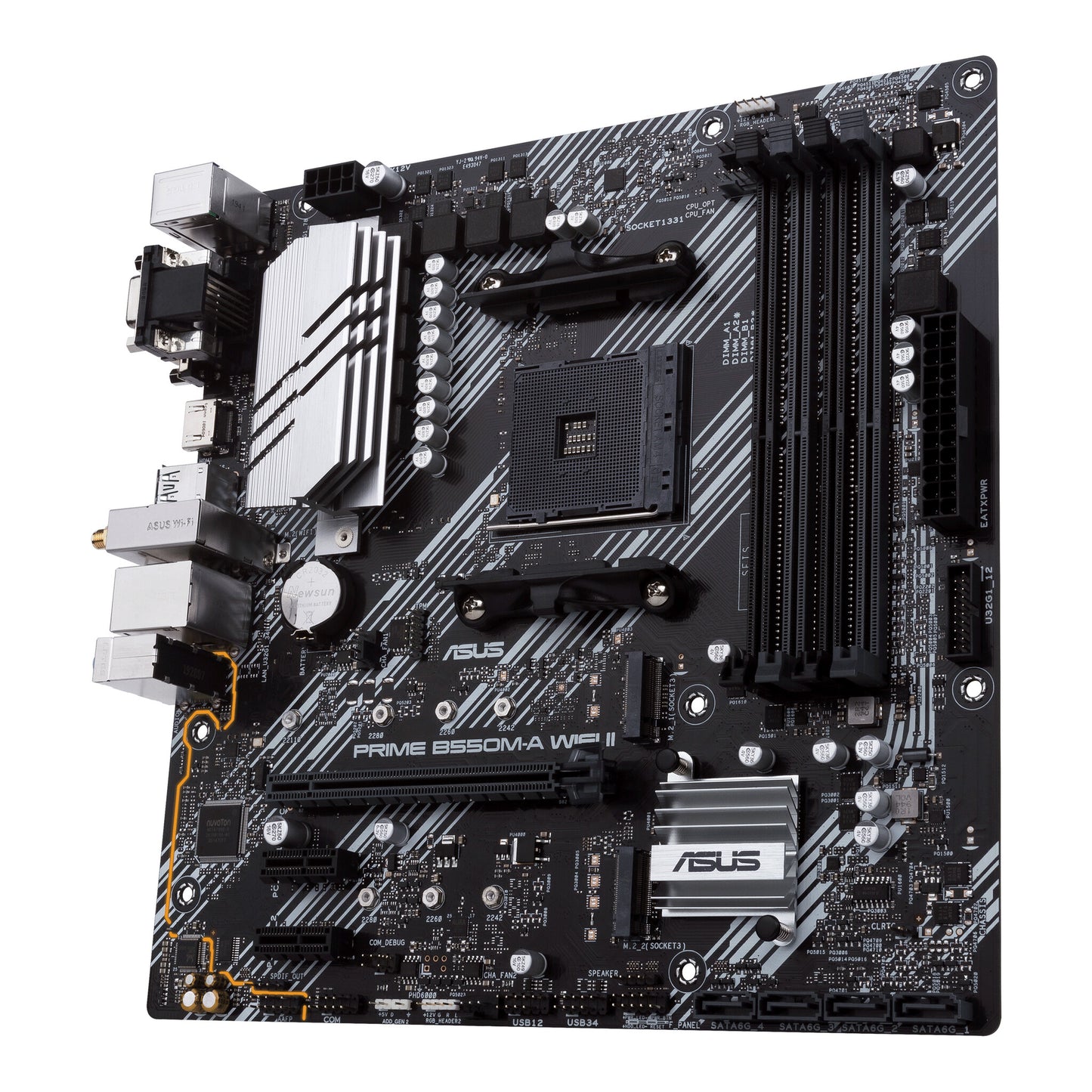 ASUS PRIME B550M-A WIFI II AMD B550 Uttag AM4 micro ATX