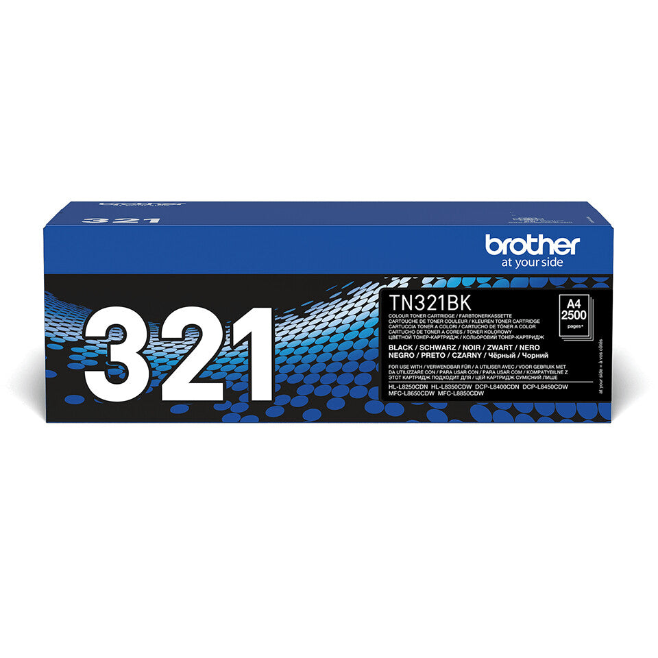 Brother TN-321BK Tonerkassett 1 styck Original Svart