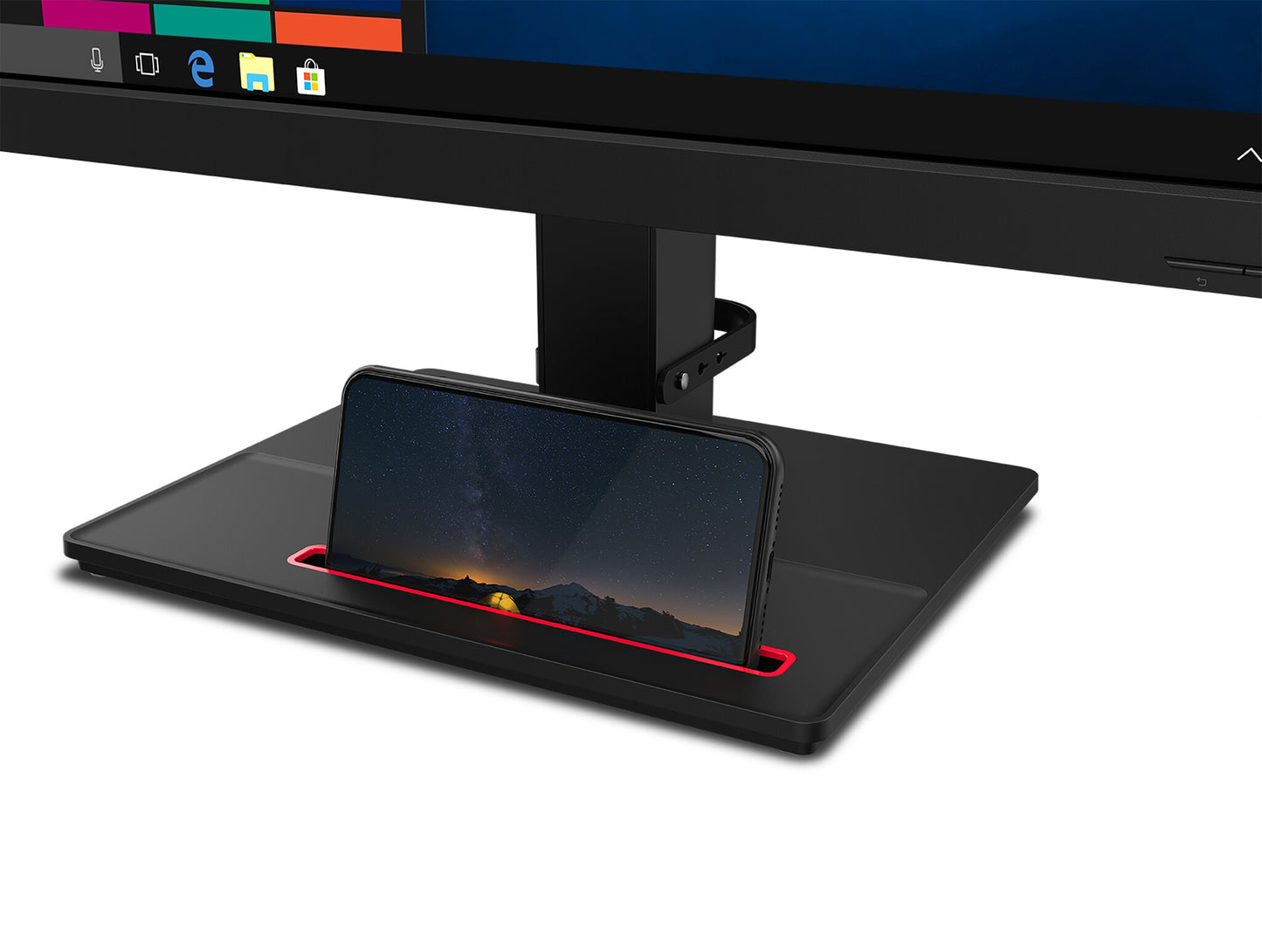 Lenovo ThinkVision T27q-20 platta pc-skärmar 68,6 cm (27") 2560 x 1440 pixlar Quad HD LCD Svart