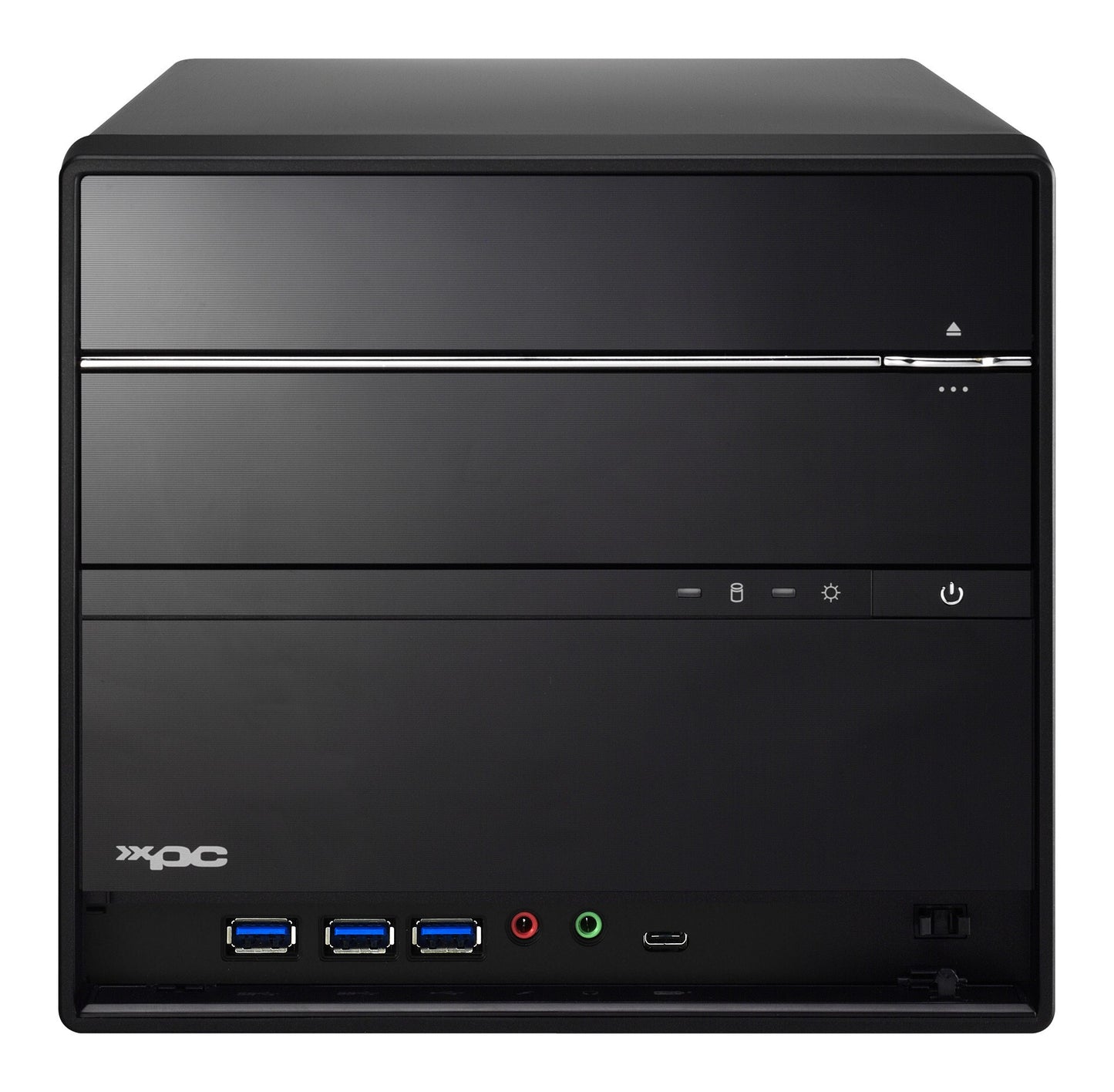 Shuttle SH570R6 datorhölje & moderkort Kub Svart Intel H570 LGA 1200 (Socket H5)