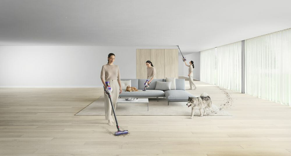 Dyson V8 Advanced 2-in-1 stick vacuum Batteri Torr Utan påse Nickel, Silver