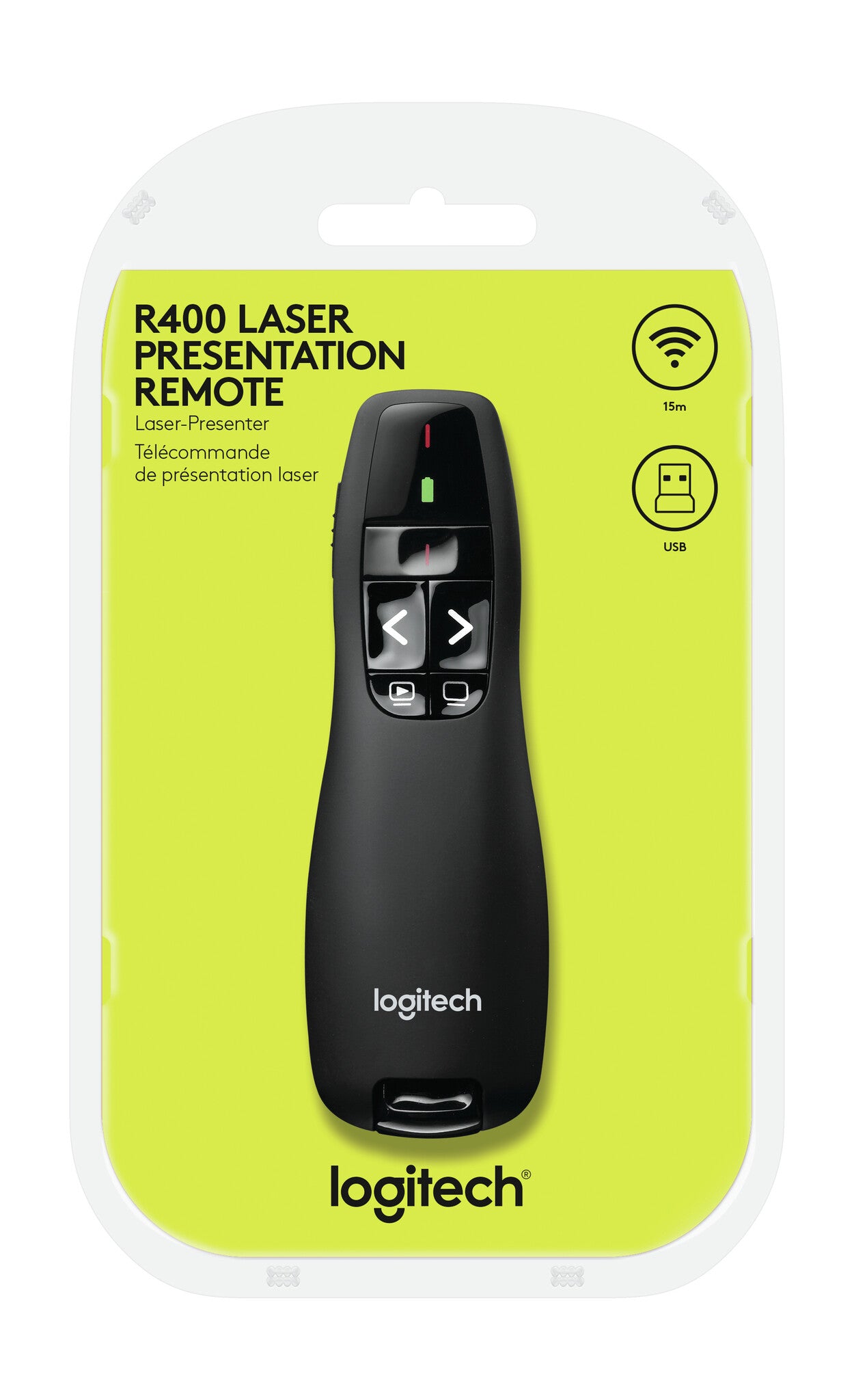 Logitech 910-001356 trådlösa presentatörer RF Svart