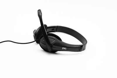 Havit H2105D Wired Headphone, black Headset Kabel Huvudband Kontor/callcenter Svart
