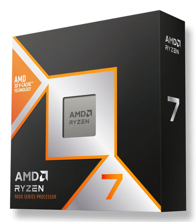 AMD Ryzen 7 9800X3D processorer 4,7 GHz 104 MB L2 & L3 Låda