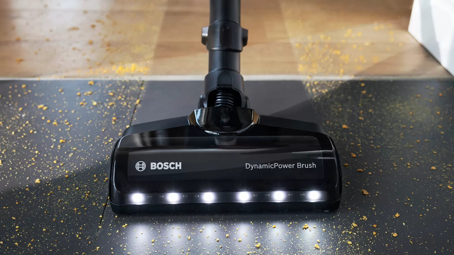 Bosch BBS712A upprättstående dammsugare och elektrisk sopborste 2-in-1 stick vacuum Batteri Torr Hygienfilter Utan påse 0,3 l grafit