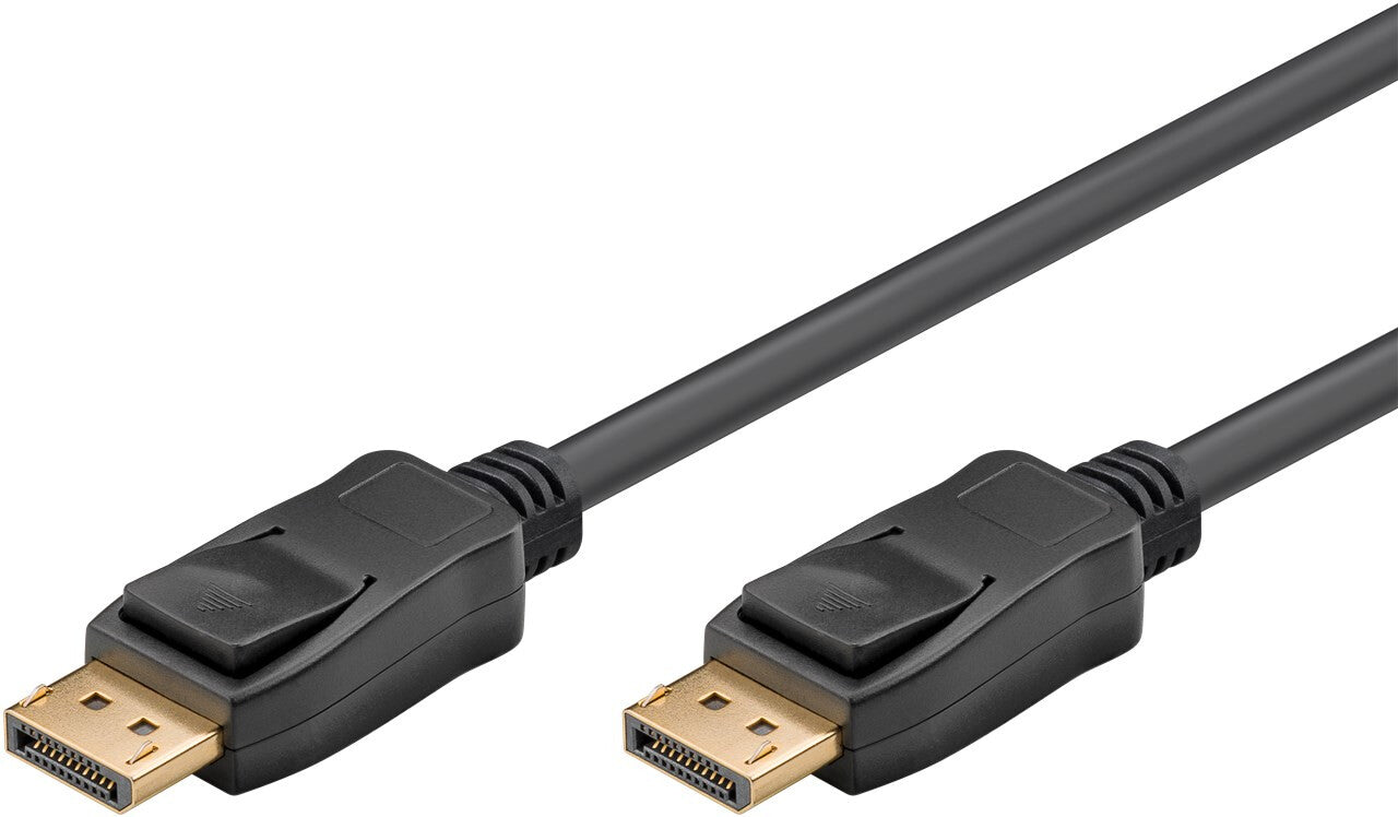 Goobay 61696 DisplayPort-kabel 1 m Svart