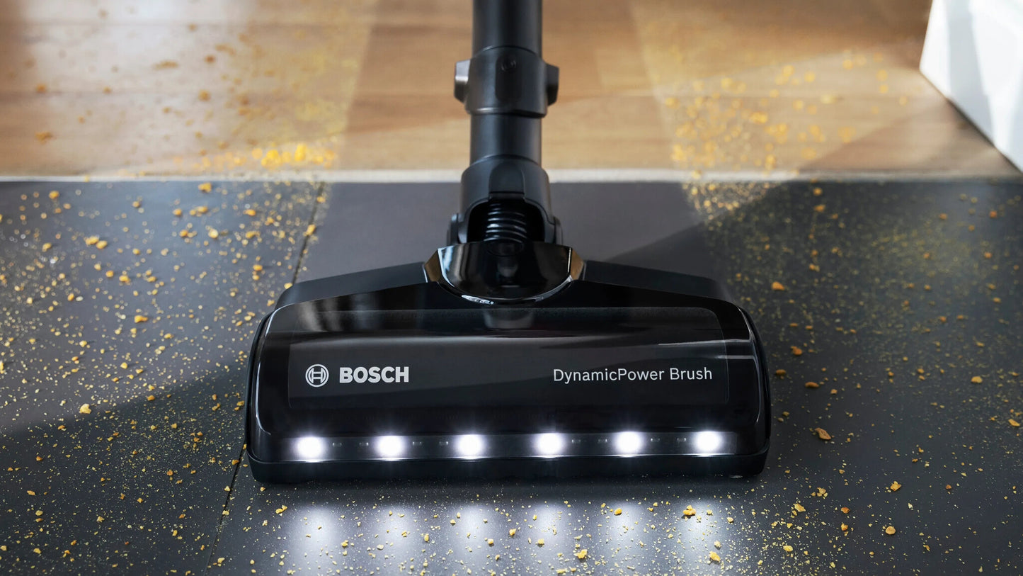 Bosch BCS711XXL upprättstående dammsugare och elektrisk sopborste Skaftdammsugare Batteri Torr Utan påse 0,3 l Vit 3 Ah