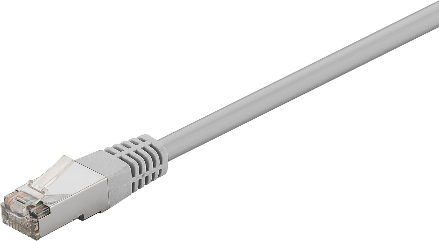 Goobay 73076 nätverkskablar Grå 0,5 m Cat5e F/UTP (FTP)