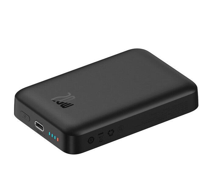 Baseus Magnetic Mini 10000 mAh Trådlös laddning Svart