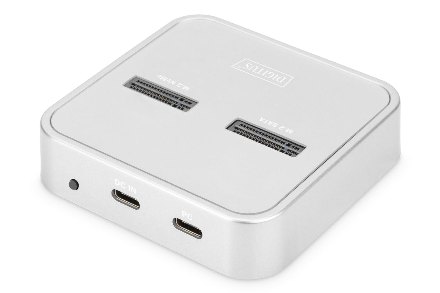 Digitus DA-71546 dockningsstationer för bärbara datorer Kabel USB 3.2 Gen 2 (3.1 Gen 2) Type-C Silver