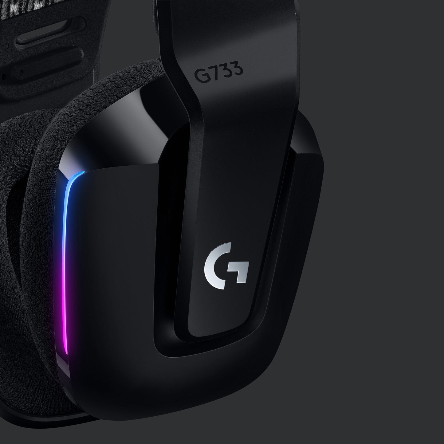 Logitech G G733 Headset Trådlös Huvudband Spela Svart