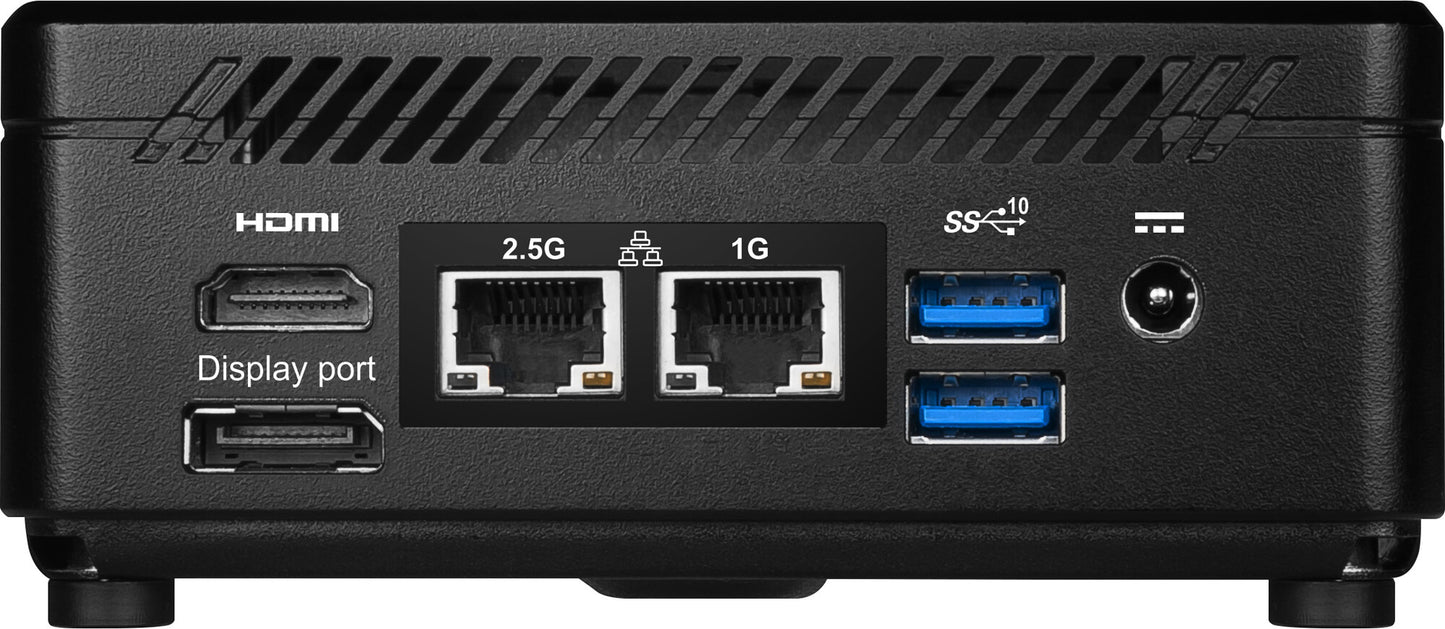 MSI Cubi 5 12M-022BDE 0.66L sized PC Svart i3-1215U