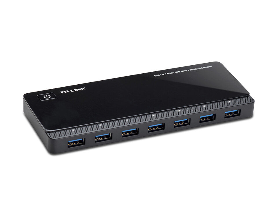 TP-Link UH720 gränssnittshubbar USB 3.2 Gen 1 (3.1 Gen 1) Micro-B 5000 Mbit/s Svart