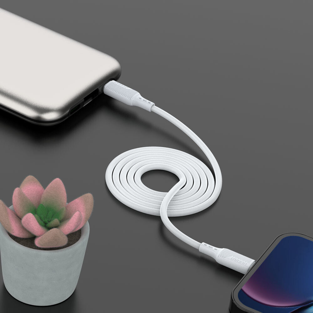 DUDAO L6S-2m USB-C to Lightning 2m. Vit