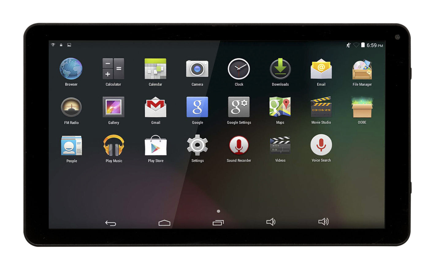 Denver TIQ-10394 datorplattor 32 GB 25,6 cm (10.1") 1 GB Wi-Fi 4 (802.11n) Android 8.1 Go edition Svart