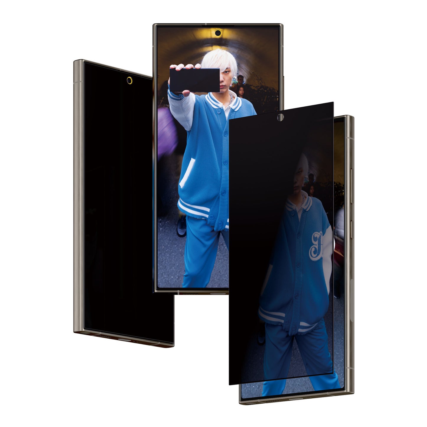 PanzerGlass Ultra Wide Fit Privacy Genomskinligt skärmskydd Samsung 1 styck
