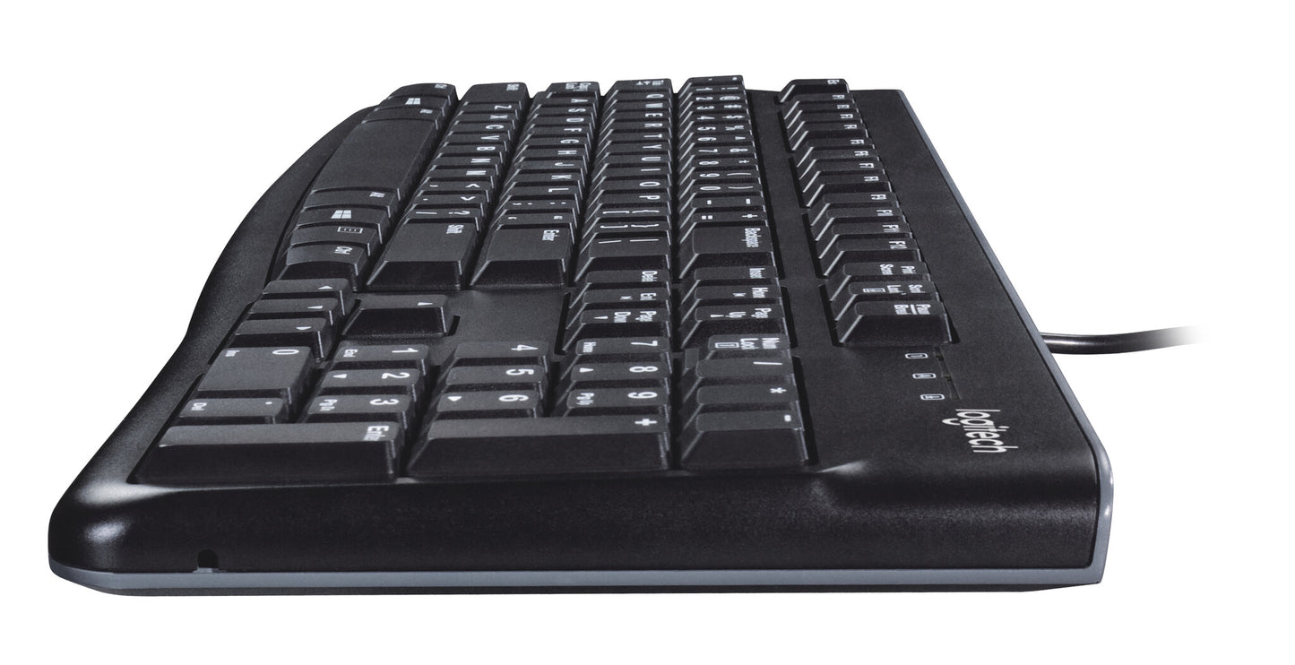 Logitech Keyboard K120 for Business tangentbord Kontor USB QWERTY Amerikanskt internationellt Svart