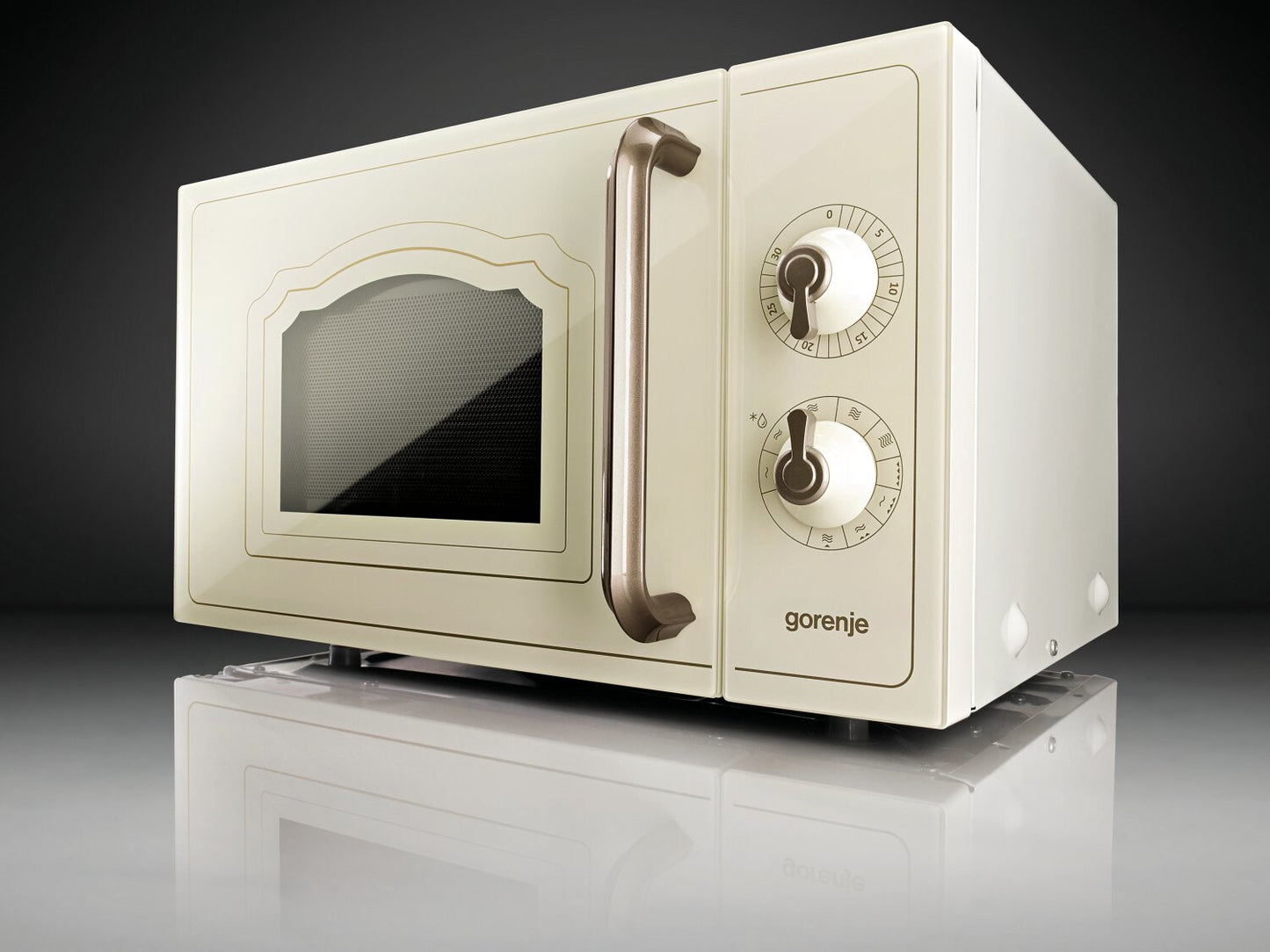 Gorenje MO4250CLI Bänkdiskmaskin Grillmikrovågsugn 20 l 700 W Elfenben