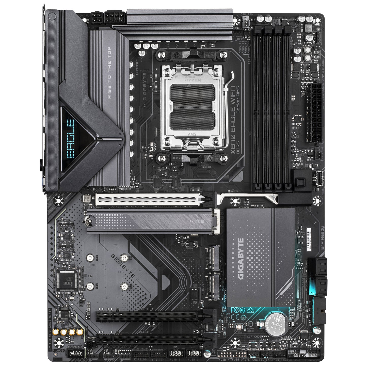GIGABYTE X870 EAGLE WIFI7 moderkort AMD X870 AM5-sockel ATX